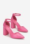 Pantofi cu toc Fucsia