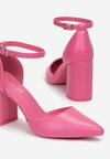 Pantofi cu toc Fucsia