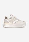 Sneakers Alb cu bej