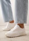 Białe Sneakersy Sznurowane Yerotte