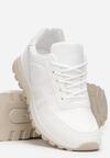 Białe Sneakersy Sznurowane Yerotte