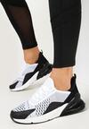 Sneakers Alb cu negru
