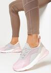 Sneakers Gri cu roz
