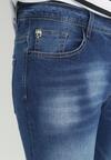 Niebieskie Jeansy Skinny z Regularnym Stanem Agustin