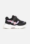 Czarne Buty Sportowe na Rzep Adwar