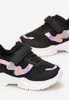 Czarne Buty Sportowe na Rzep Adwar