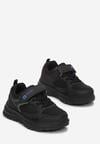 Czarno-Niebieskie Buty Sportowe na Rzep Briel