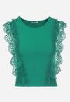 Zielony Top z Koronką Efania