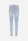 Jasnoniebieskie Jeansy Skinny Regular Waist z Przetarciami Hollynd