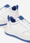 Sneakers Alb cu albastru