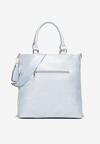 Jasnoniebieska Torebka Shopper z Frędzlami Calaneta