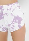 Jasnofioletowe Szorty Tie-Dye Lunamae