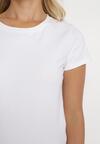 Biały Basicowy T-shirt Acatine
