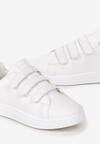 Białe Sneakersy Zapinane na Rzepy Fuve