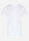 Biała Bawełniana Koszulka z Krótkim Rękawem Xenovia