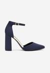 Pantofi cu toc Bleumarin