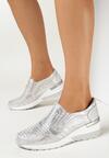 Pantofi casual Argintii