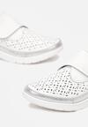 Pantofi casual Alb cu argintiu