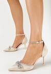 Pantofi stiletto Culoarea șampaniei