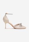 Pantofi stiletto Culoarea șampaniei