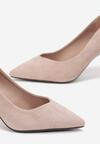 Pantofi stiletto Bej
