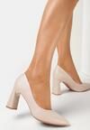 Pantofi cu toc Roz