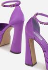 Pantofi cu toc Mov