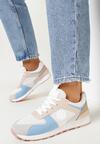 Sneakers Alb cu gri