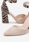 Pantofi cu toc Culori mixte