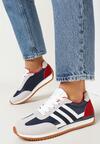 Sneakers Gri cu bleumarin