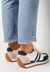 Sneakers Alb cu bleumarin