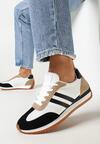 Sneakers Alb cu negru
