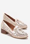 Pantofi cu toc Bej