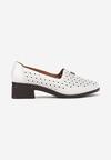 Pantofi cu toc Albi