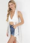 Cardigan Alb