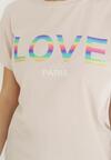 T-shirt Bej deschis