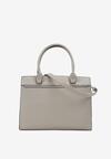 Szara Torebka Shopper z Imitacji Skóry Catlyn