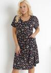 Rochie Bleumarin cu bej