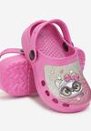 Papuci Fucsia cu roz