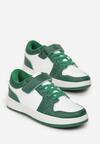 Pantofi sport Alb cu verde