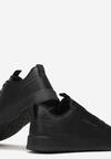Czarne Buty Sportowe Sznurowane przed Kostkę Amaranti