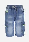 Pantaloni scurți Bleumarin