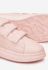 Różowe Sneakersy na Rzepy Lylasa