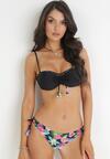Czarne Bikini ze Wzorzystymi Figami Anemeine