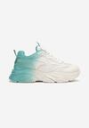 Sneakers Verde cu bej