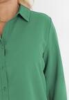 Zielona Koszula z Podpinanymi Rękawami Jalema