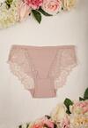 Beżowe Koronkowe Majtki Figi Daryn