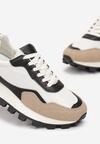 Czarne Sneakersy na Grubej Podeszwie Catien
