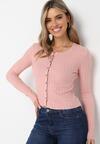 Cardigan Roz deschis