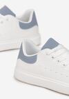 Biało-Niebieskie Sneakersy przed Kostkę Sesunalle